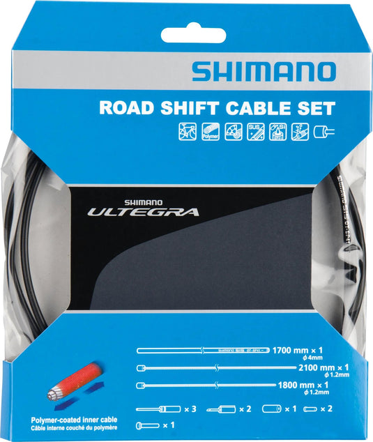 Shimano versnellingskabel-set shim.derail.cab.set ult bl.