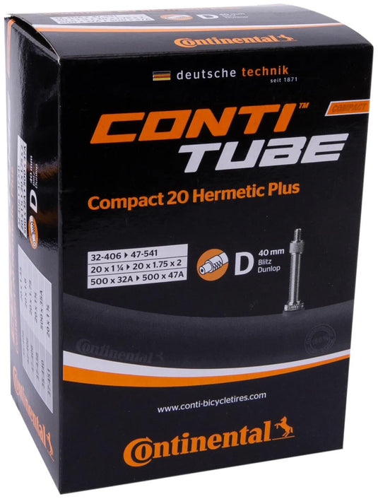 Continental schlauch compact 20 hermetic plus tube conti compact 20 herm.plus dv 40mm