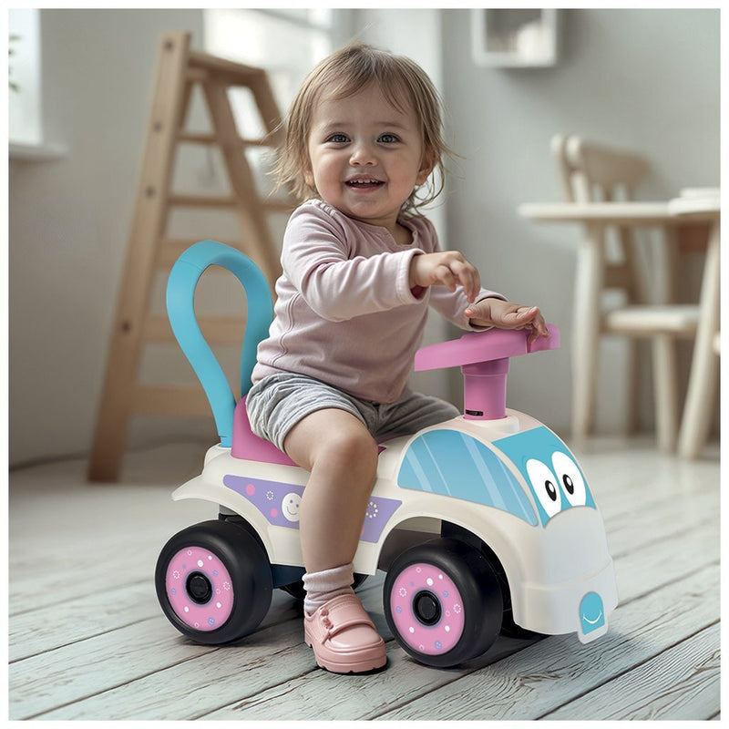 Load image into Gallery viewer, Dolu loopauto roze wit
