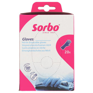 Sorbo wegwerp handschoenen nitrile 20 stuks