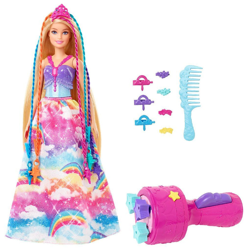 Load image into Gallery viewer, Barbie dreamtopia haarverzorgingspop + accessoires
