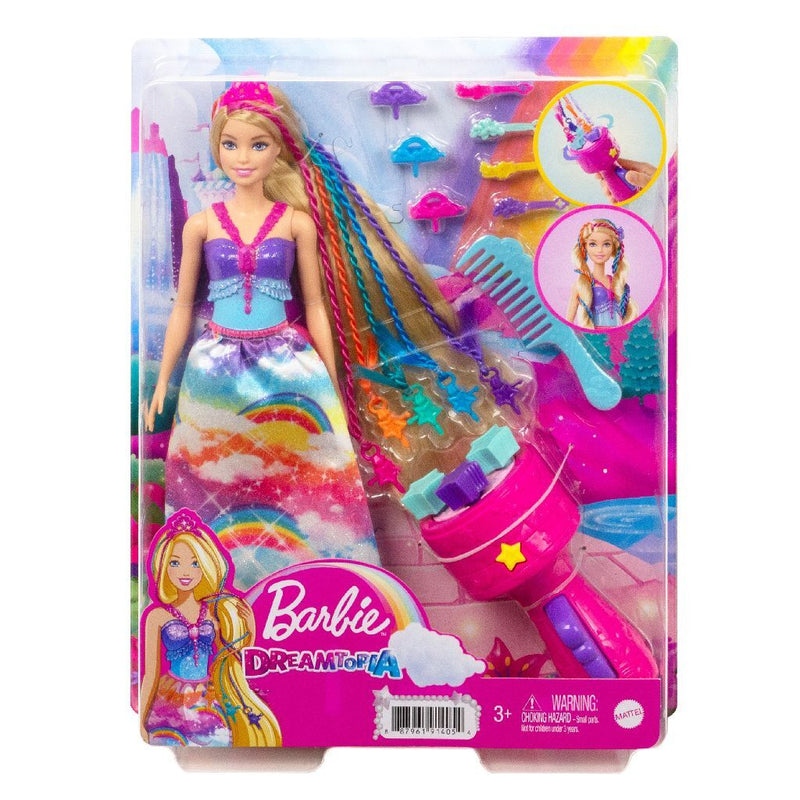 Load image into Gallery viewer, Barbie dreamtopia haarverzorgingspop + accessoires
