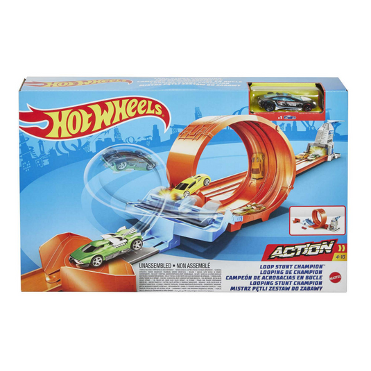 Hot wheels action loop stunt champion set