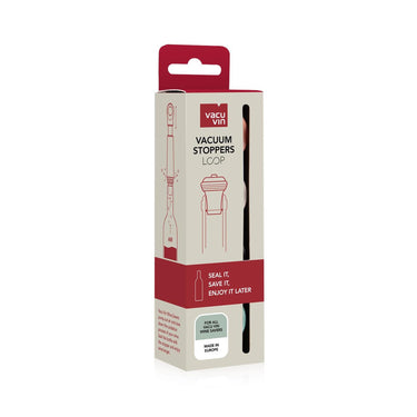 Vacuvin vacuum wine stoppers colored loop 4-delig