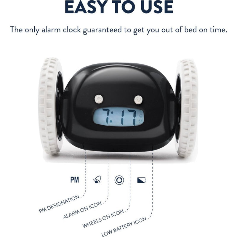 Load image into Gallery viewer, Clocky cl-black wekker zwart
