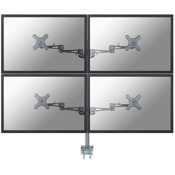 Load image into Gallery viewer, Neomounts fpma-d935d4 lcd bureausteun, 10-27 , 24 kg, 75x75 100x100 mm, 12cm, silver
