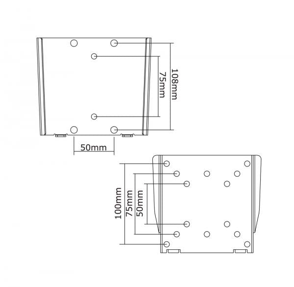 Load image into Gallery viewer, Neomounts fpma-w25 lcd led tft wandsteun zilver
