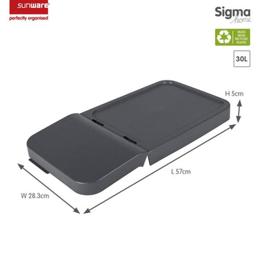 Sunware sigma home sorteer unit deksel voor 30l en 40l sorteer unit 57x28,3x5cm