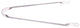 Falkx spatbordstang 28x1 5 8x1 3 8 zilver