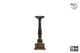 Cosydecor kandelaar kathedraal zwart hout h44cm