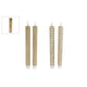 Cosydecor kaars led goud 2,4x25cm set a 2 stuks