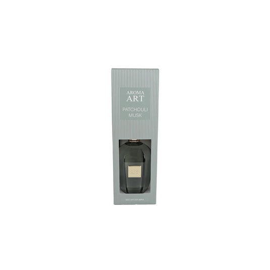 Geurverspreider aroma art patchouli musk 800ml groen glas 12x12x39cm