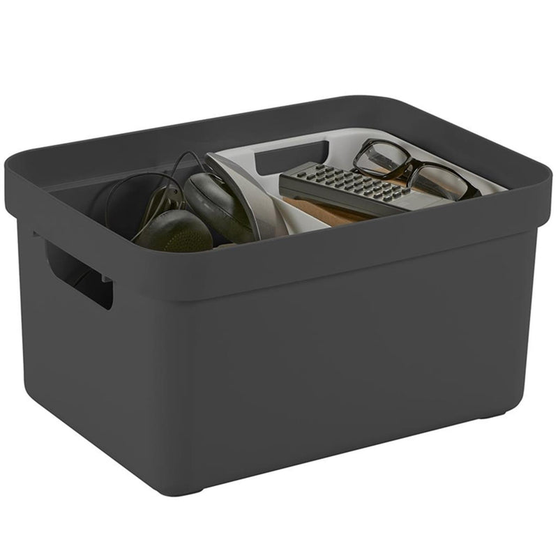 Load image into Gallery viewer, Sunware sigma home opbergbox 13l antraciet
