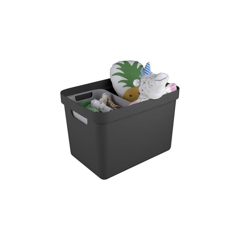Load image into Gallery viewer, Sunware sigma home opbergbox 18l antraciet
