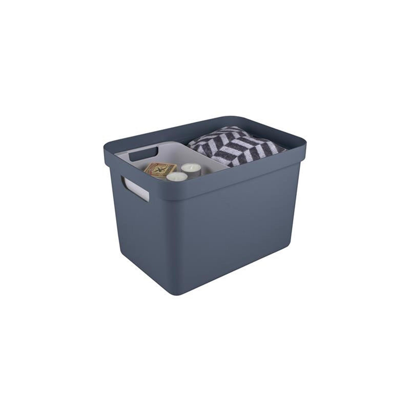 Load image into Gallery viewer, Sunware sigma home opbergbox 18l blauwgrijs
