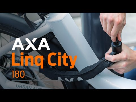 Slotketting AXA Linq City 180Cm Zwart