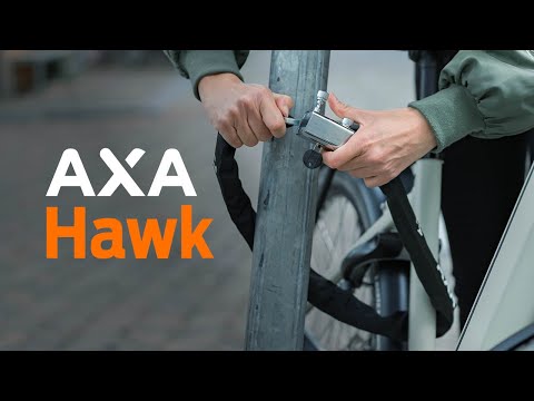 Axa kettingslot hawk 100 8 - zwart