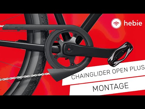 Hebie chainglider open plus, 34 zähne schwarz