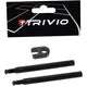 Trivio - ventielverlenger set zwart 70mm inclusief gereedschap