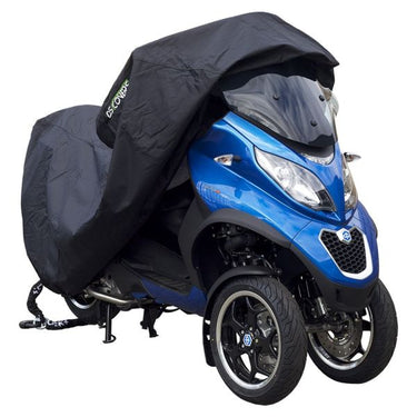 Ds covers motorhoes alfa 3w zonder ruimte voor topkoffer - zwart