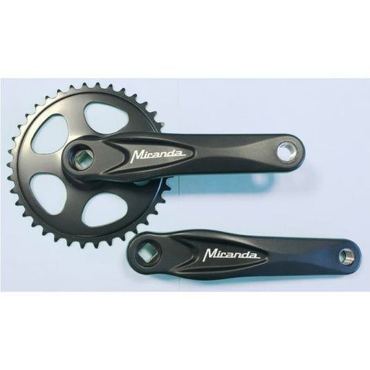 Miranda crankstel Alfa 1, 38T 3 32“ 170mm zwart