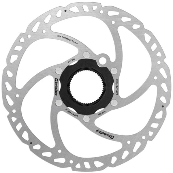 Swissstop - remschijf catalyst one centerlock 180mm