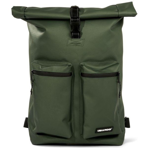 Load image into Gallery viewer, Dutchperfect urban proof backpack rolltop forest green - recycled
