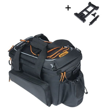 Basil gepäckträgertasche miles xl pro trunkbag miles xl pro mik 2.0 black orange