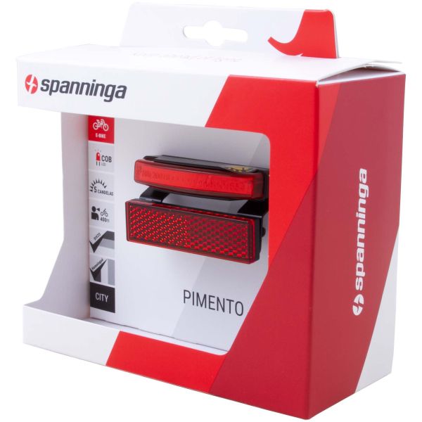 Load image into Gallery viewer, Spanninga achterlicht pimento xe e-bike 6-36v 50mm
