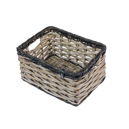 Basil fietsmand dijon l 36 x 49 x 27 cm - grijs zwart