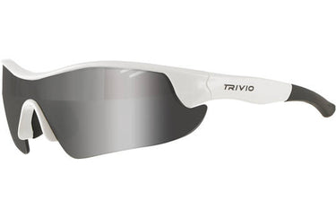 Trivio - fietsbril vento nova wit lens zwart mirror