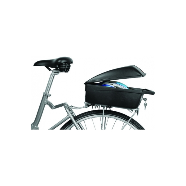 Load image into Gallery viewer, Topkoffer Polisport Luxe - zwart (vaste montage op drager)
