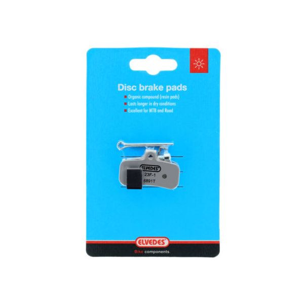 Load image into Gallery viewer, Elvedes cable systems bv schijfremblokset elvedes - shimano - organische compound (resin) - 1 paar
