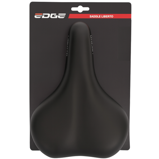 Fietszadel Edge Liberto - zwart (op kaart)