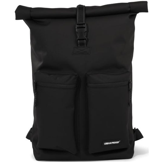 Urbanproof fietstas rolltop up recycle 20l zwart