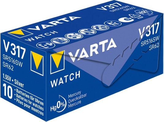 Varta 317 sr62 10 stuks in doosje