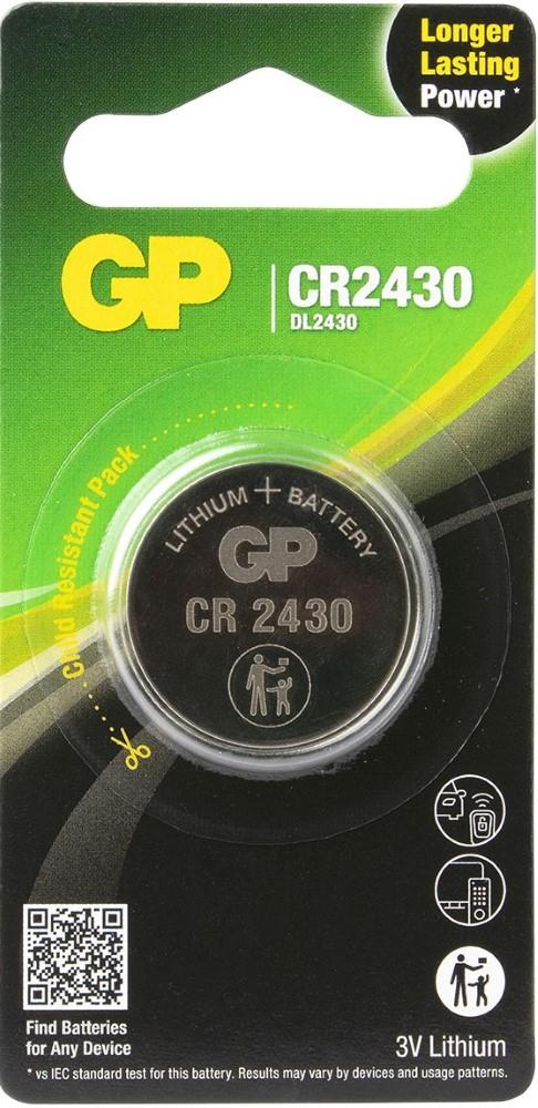 GP - CR2430 Lithium-knoopcel 3V 1PK