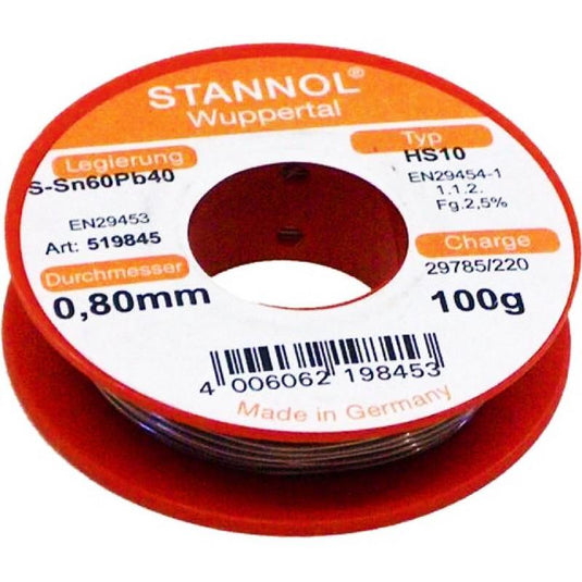 Enzo stannol soldeertin harskern diameter 0.8mm 100gr - 6474982