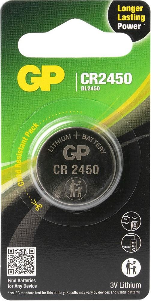 GP - CR2450 Lithium-knoopcel 3V 1PK