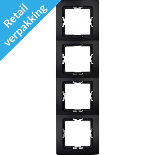 Kopp paris mat zwart 4 voudig afdekraam - 4625360