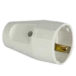 Kopp randaarde contra stekker arctic wit - 6141632