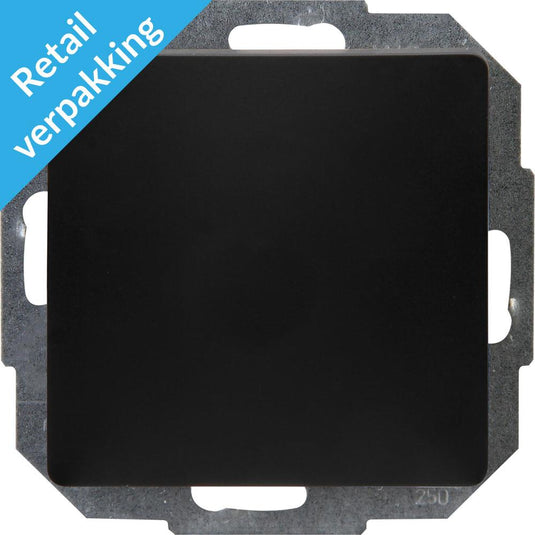 Kopp paris mat zwart wisselschakelaar + wip - 4625200