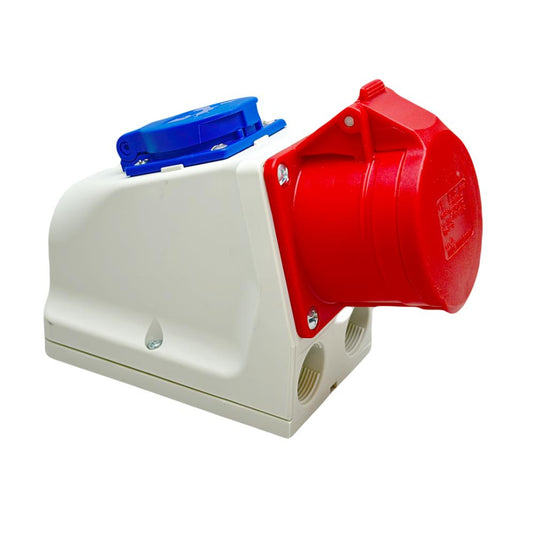 Enzo abl cee 5p 16a 400v opbouw wcd combinatie met 2p+ra - 6315161