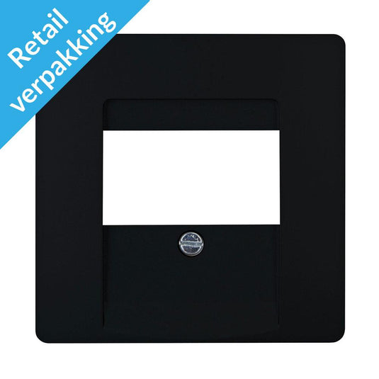 Kopp paris mat zwart afdekplaat usb - 4625270