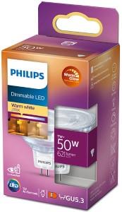 Philips led 50w gu5.3 ww 12v 36d wgd srt4 verlichting