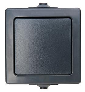 Kopp swd opbouw schakelaar kruis antraciet - 4628280