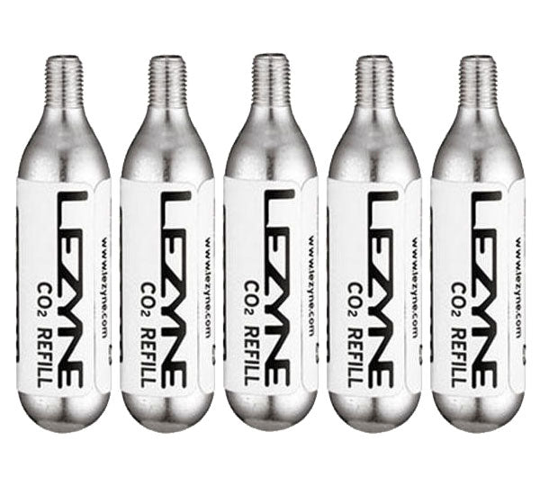 Load image into Gallery viewer, Lezyne co2 replacement cartridges 16g pack of 5
