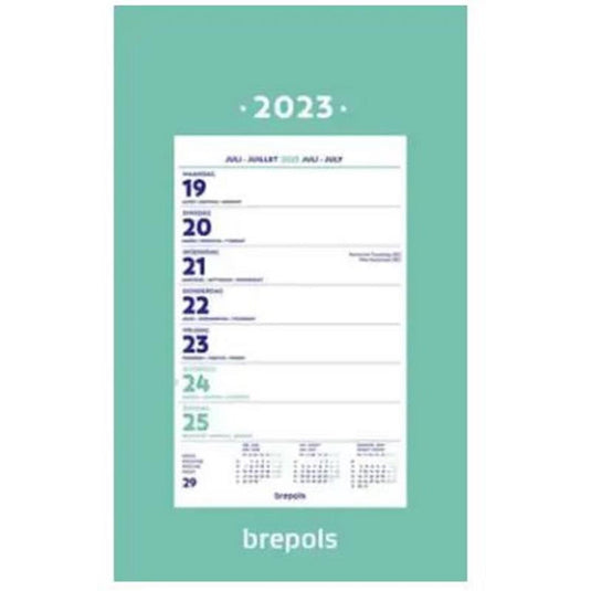Brepols wandkalender week 2026 gelijmd