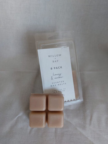 Diversen willow bay scented wax melts - honing amber - 8x10 gram - wax melts