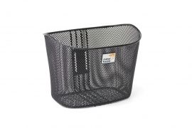 bicycle basket tuscany for 19 liters black